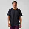 Brooks Graphic t-shirt homme - Noir / Blanc / Slate Grey