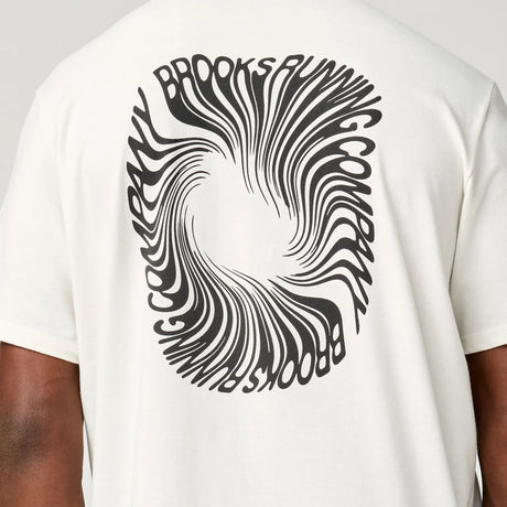 Brooks Graphic t-shirt homme - Bone / Noir