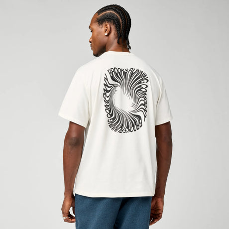Brooks Graphic t-shirt homme - Bone / Noir