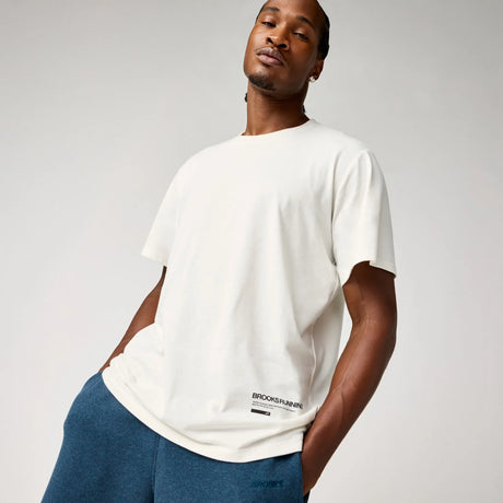 Brooks Graphic t-shirt homme - Bone / Noir