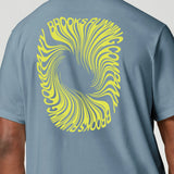 Brooks Graphic t-shirt homme - Blue Haze / Lichen