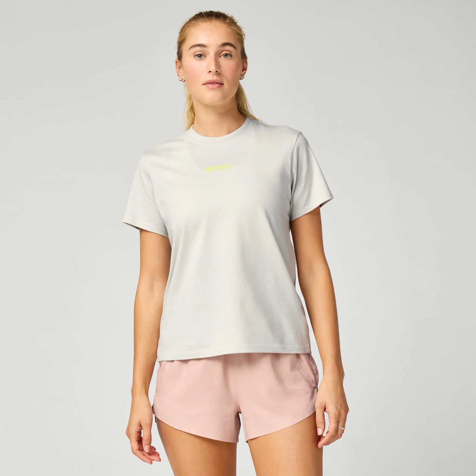 Brooks Graphic t-shirt femme - Blue Fox / Sun Glare