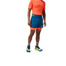 Brooks High Point 2.0 5-Inch Shorts for Men - Deep Sea / Flame