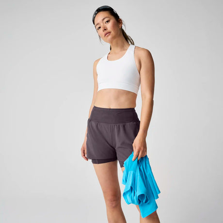 Brooks High Point short de course à pied 3 po 2-en-1 2.0  - Dk Russet