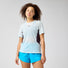 Brooks High Point Short Sleeve 2.0 t-shirt de course à pied pour femme - Stride Blue / Dk Russet