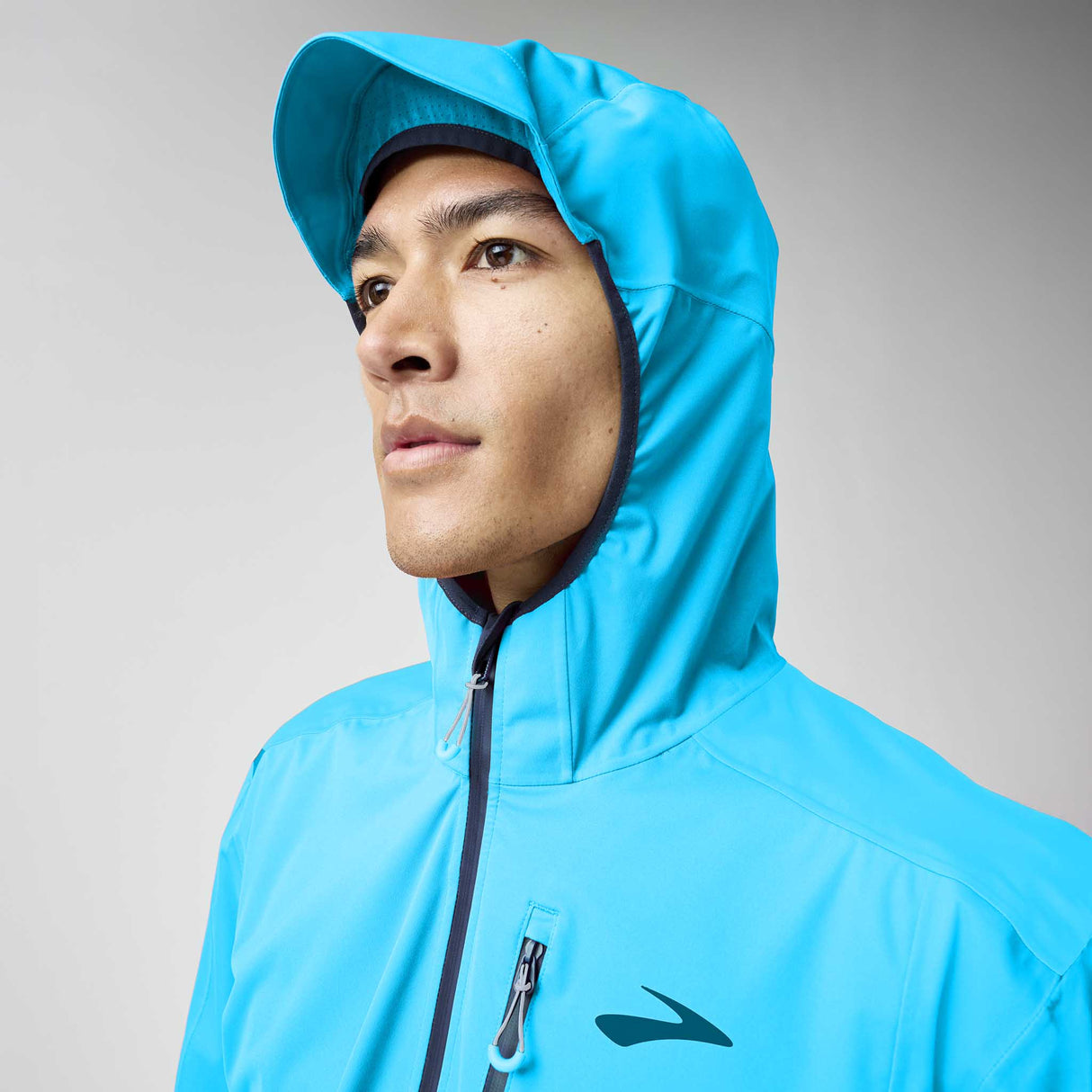 Brooks High Point 2 manteau imperméable de course à pied homme - Atomic Blue