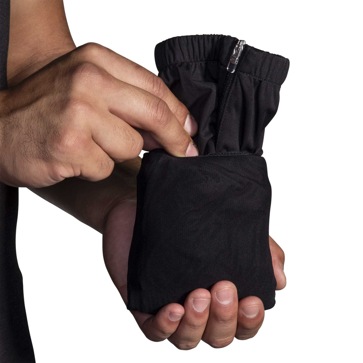 Brooks High Point pantalons impermeables de course a pied homme pochette -noir