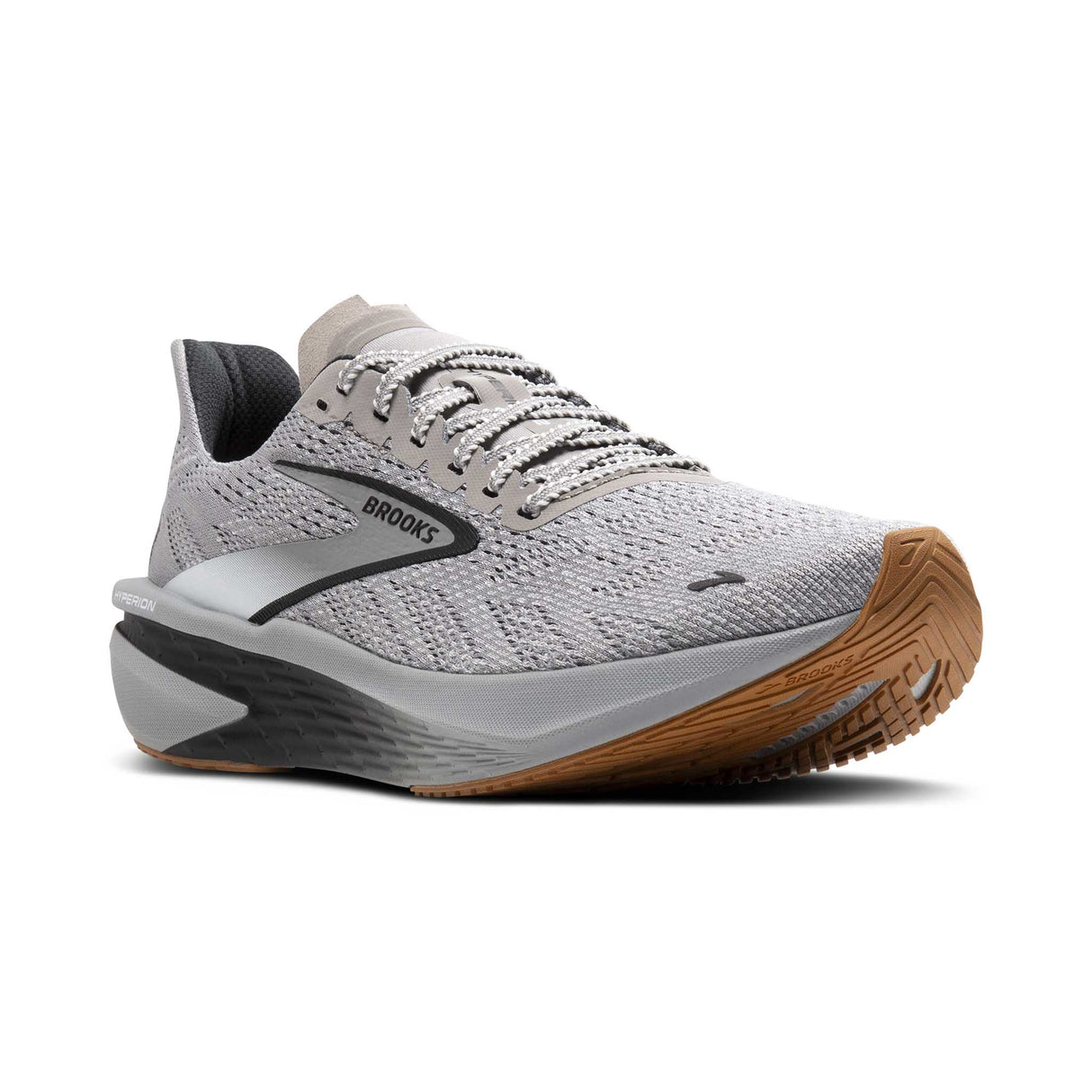 Brooks Hyperion 2 souliers de course à pied homme pointe - Alloy / Bright White / Black