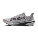 Brooks Hyperion 2 souliers de course à pied homme lateral - Alloy / Bright White / Black