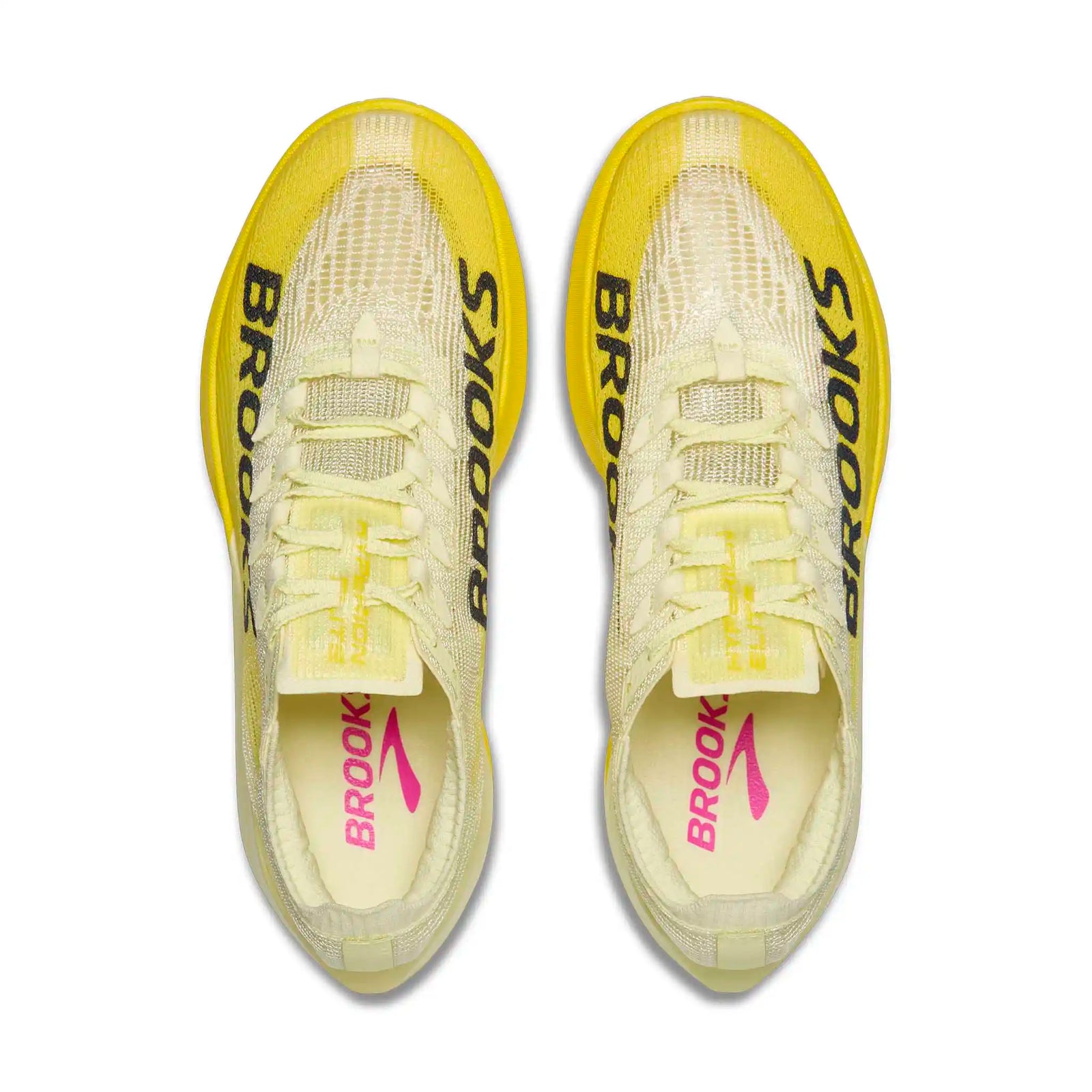 Brooks Hyperion Elite 5 chaussures de course à pied unisexes - Luminary / Yellow / Grey