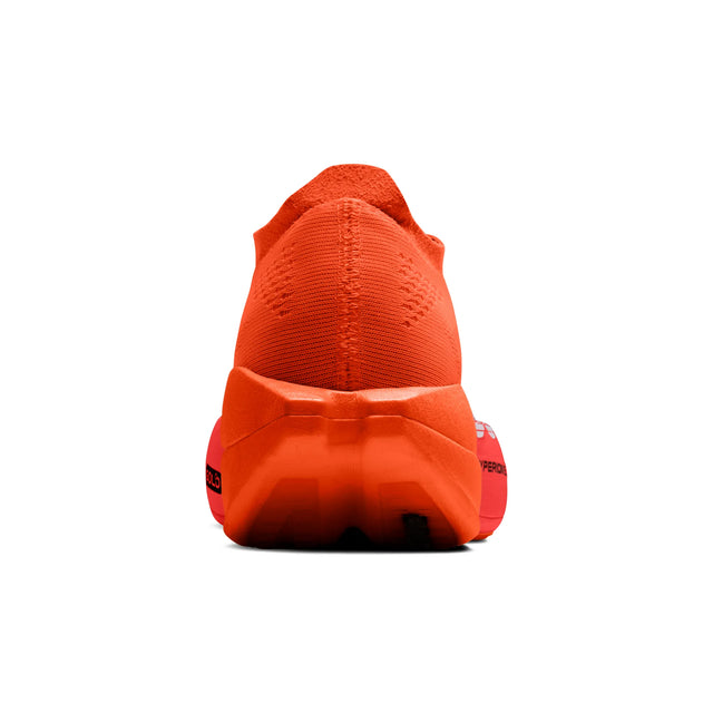 Brooks Hyperion Elite 6 soulier de course à pied unisexe, coloris Tigerlily / Red / White — vue de dessus