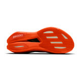 Brooks Hyperion Elite 6 soulier de course à pied unisexe, coloris Tigerlily / Red / White — gros plan avant