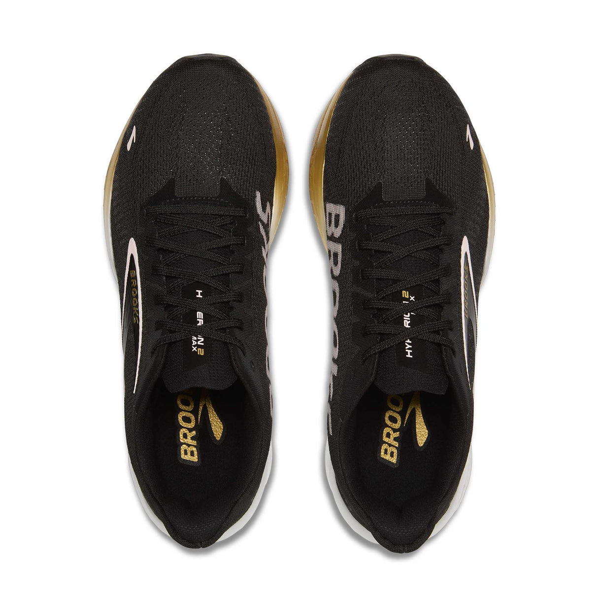Brooks Hyperion Max 2 souliers de course à pied homme empeigne - Black / Gold / Pink