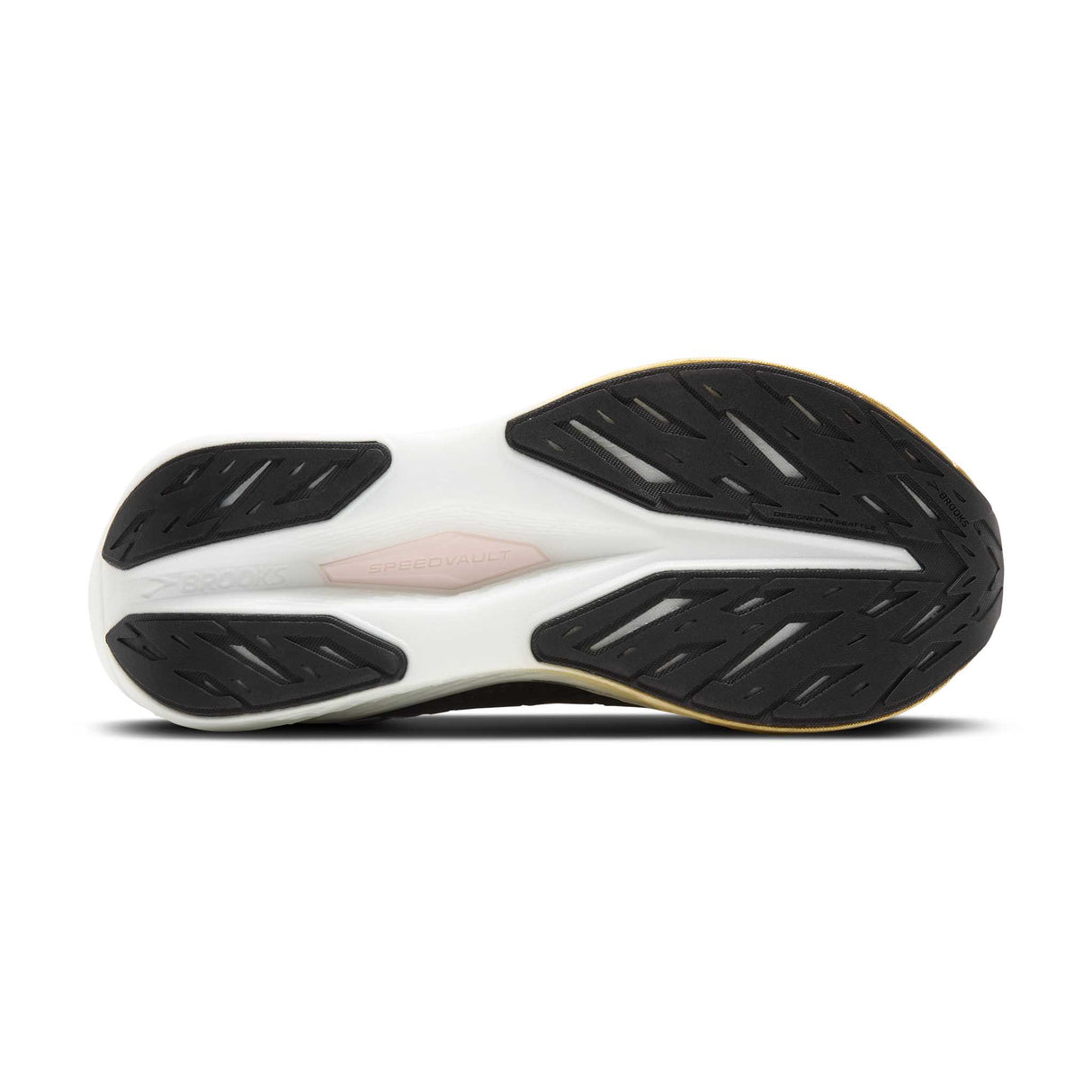 Brooks Hyperion Max 2 souliers de course à pied homme semelle - Black / Gold / Pink