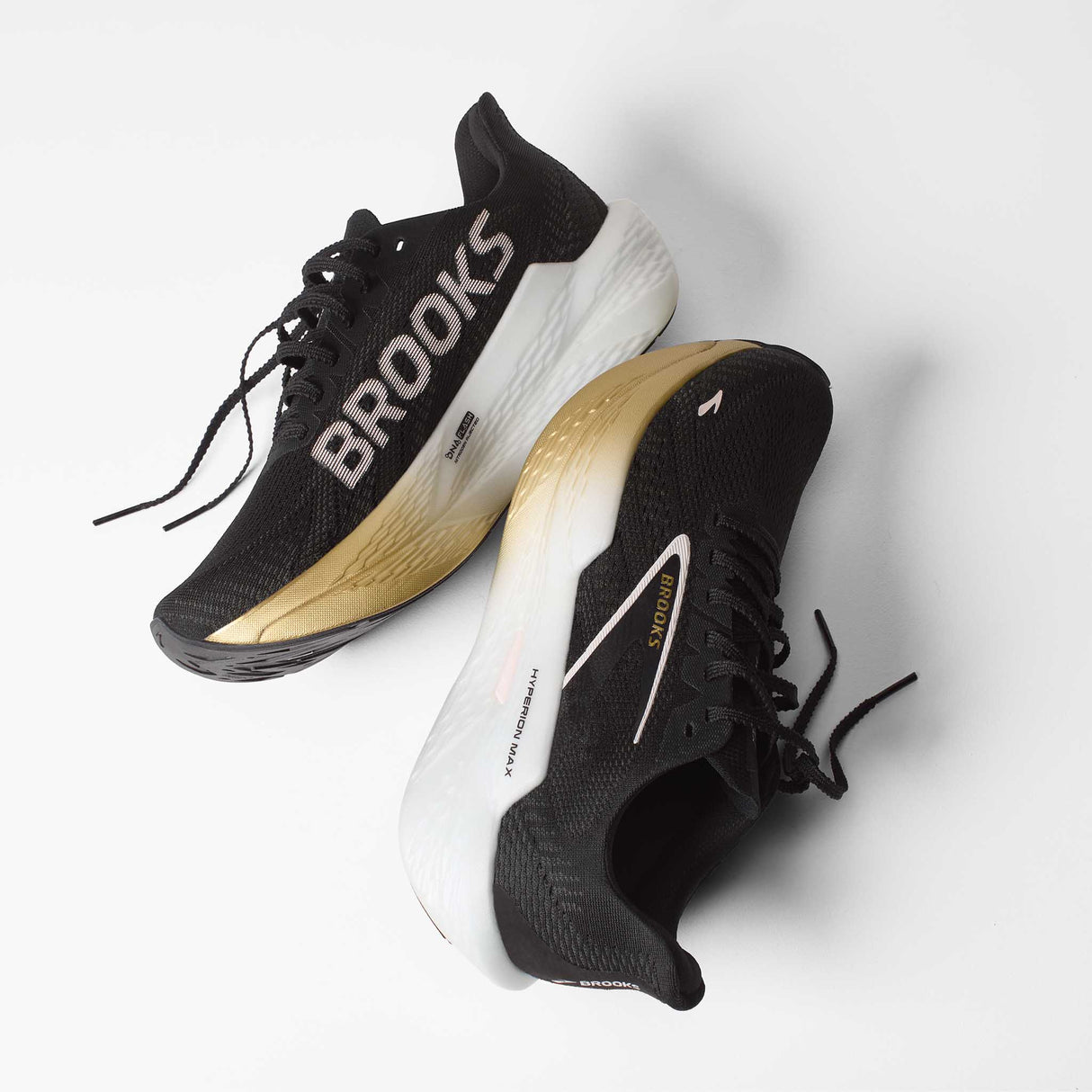 Brooks Hyperion Max 2 souliers de course à pied homme paire - Black / Gold / Pink