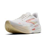 Brooks Hyperion Max 2 souliers de course à pied femme pointe - White / Peach / Coral