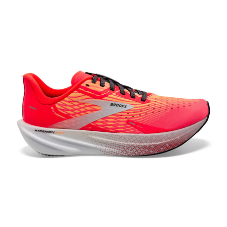 Brooks Hyperion Max souliers de course homme - Fiery Coral / Orange Pop / Blue