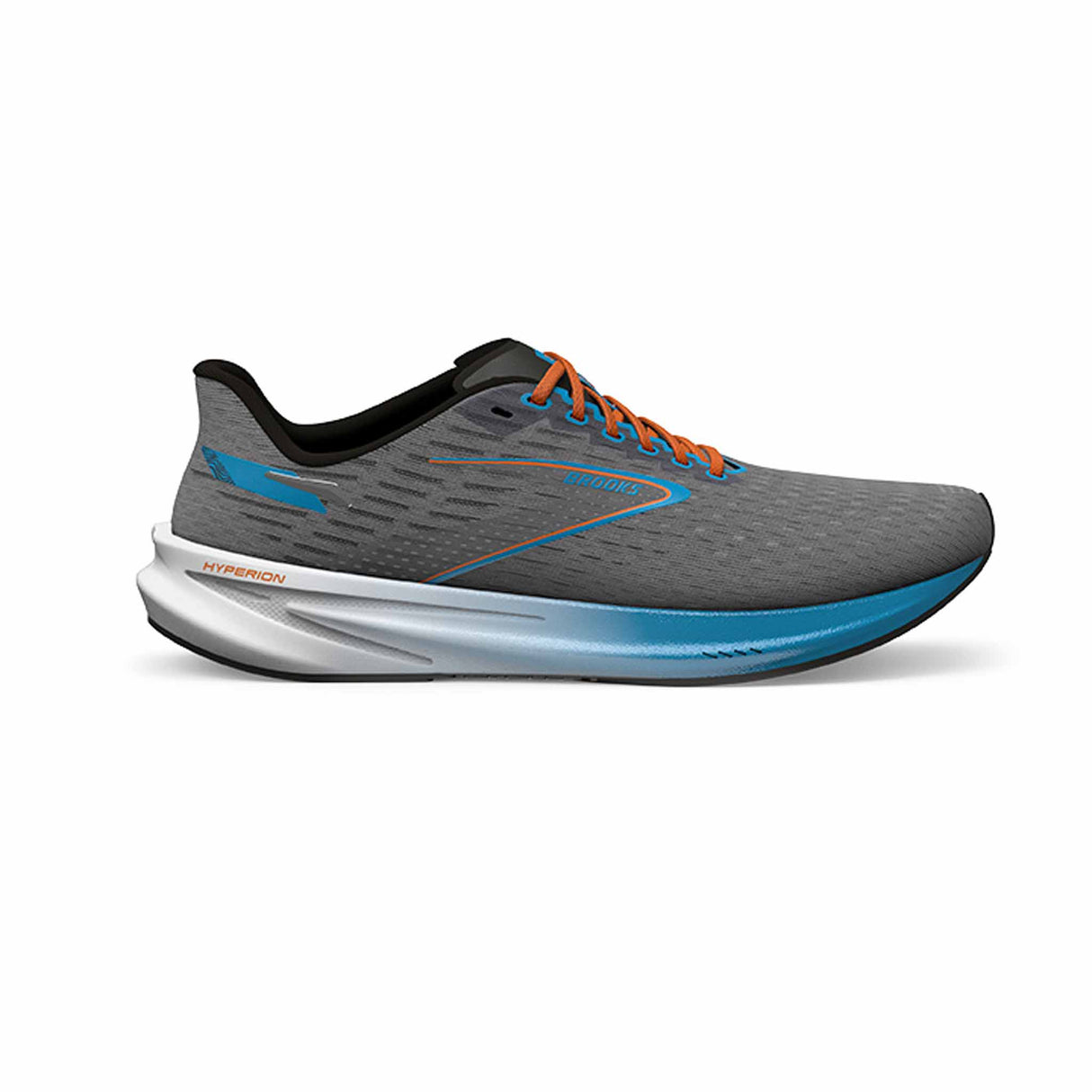 Brooks Hyperion chaussures de course à pied homme - Grey / Atomic Blue / Scarlet