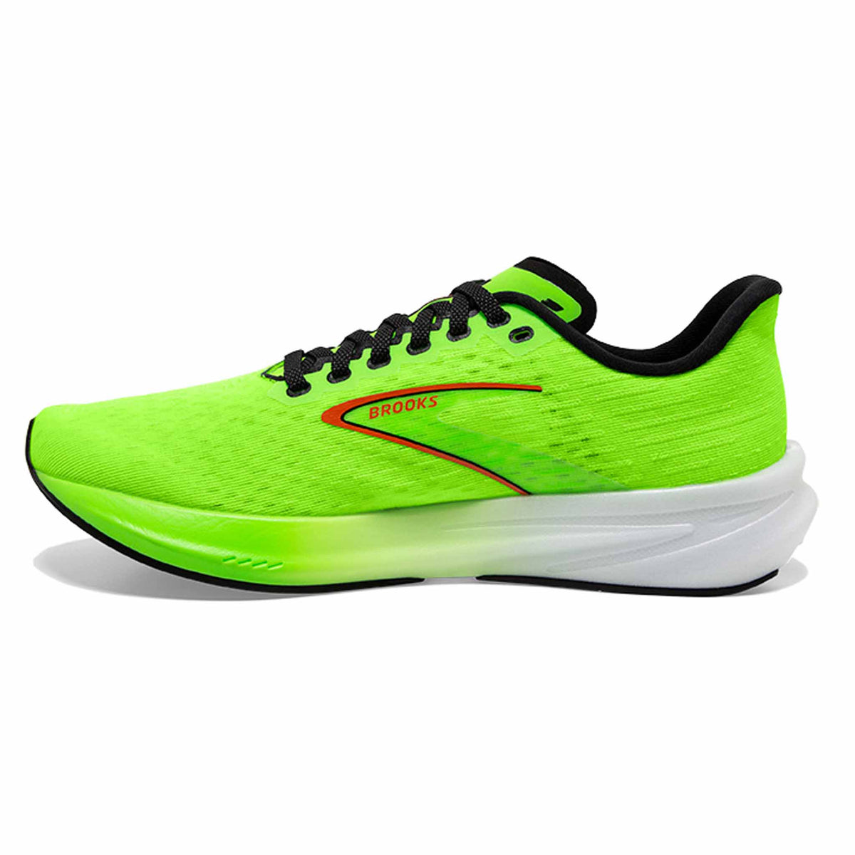 Brooks Hyperion chaussures de course à pied homme - Green Gecko / Red Orange / White