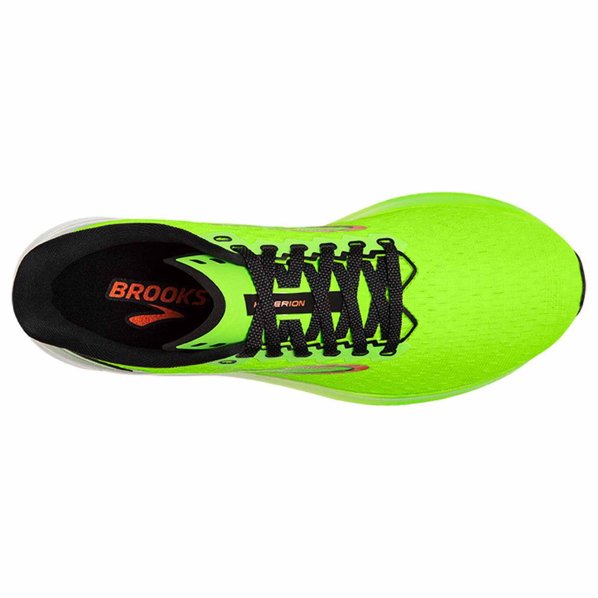 Brooks Hyperion chaussures de course à pied homme - Green Gecko / Red Orange / White