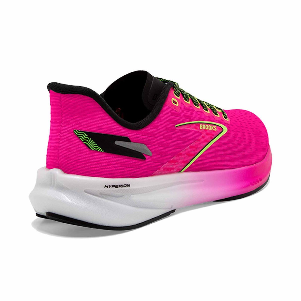 Brooks Hyperion chaussures de course à pied femme - Pink Glo / Green / Black