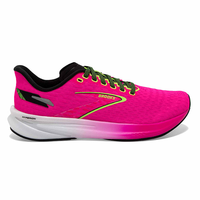 Brooks Hyperion chaussures de course à pied femme - Pink Glo / Green / Black