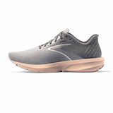 Brooks Launch 10 chaussures de course à pied pour femme - Grey / Crystal Grey / Pale Peach