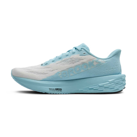 Brooks Launch 11 chaussures de course femme lateral - White / Atomizer / Pink Clay