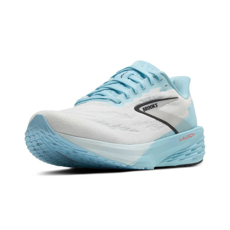 Brooks Launch 11 chaussures de course femme pointe - White / Atomizer / Pink Clay