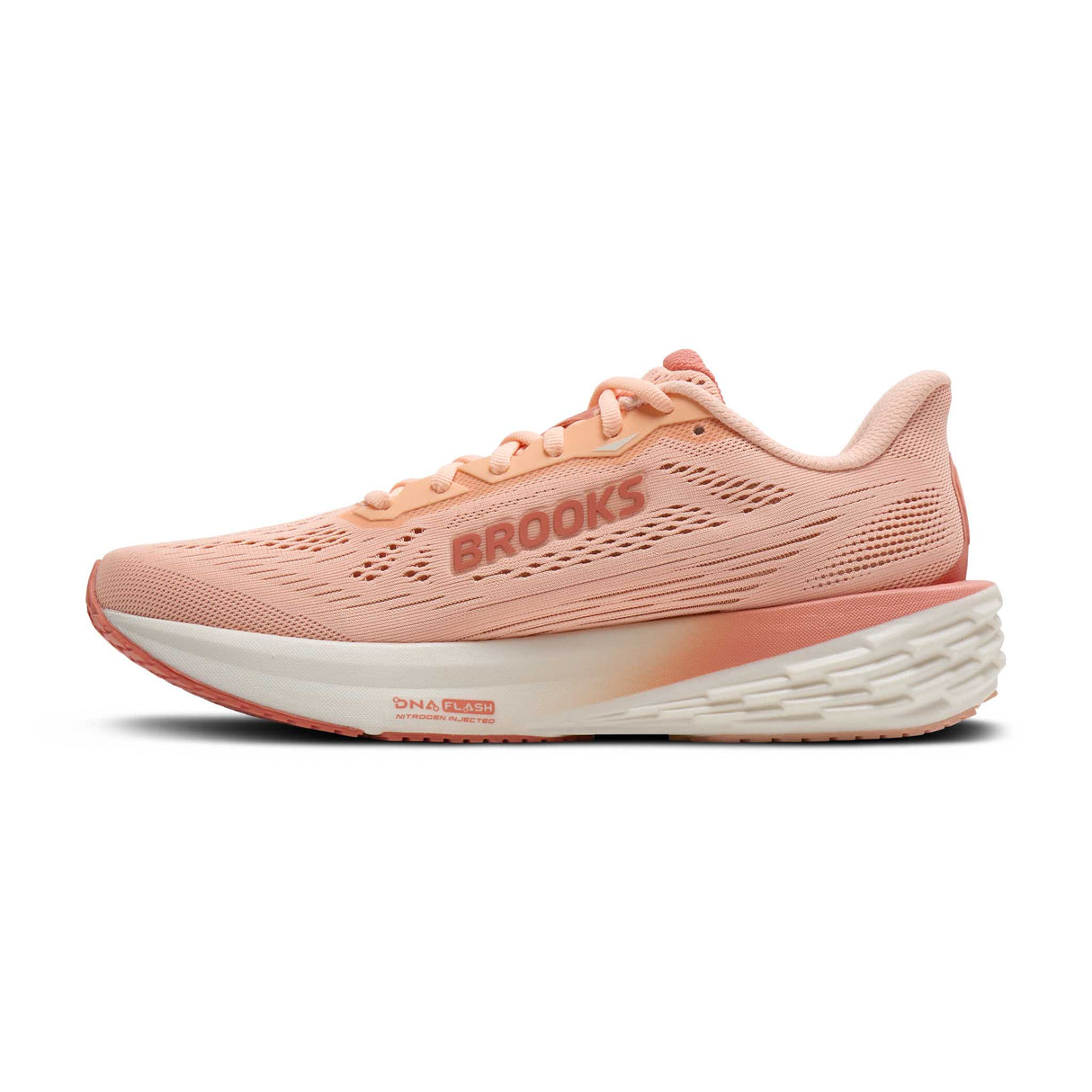 Brooks Launch 12 chaussures de course à pied femme - Peach / Coconut / Peach Echo