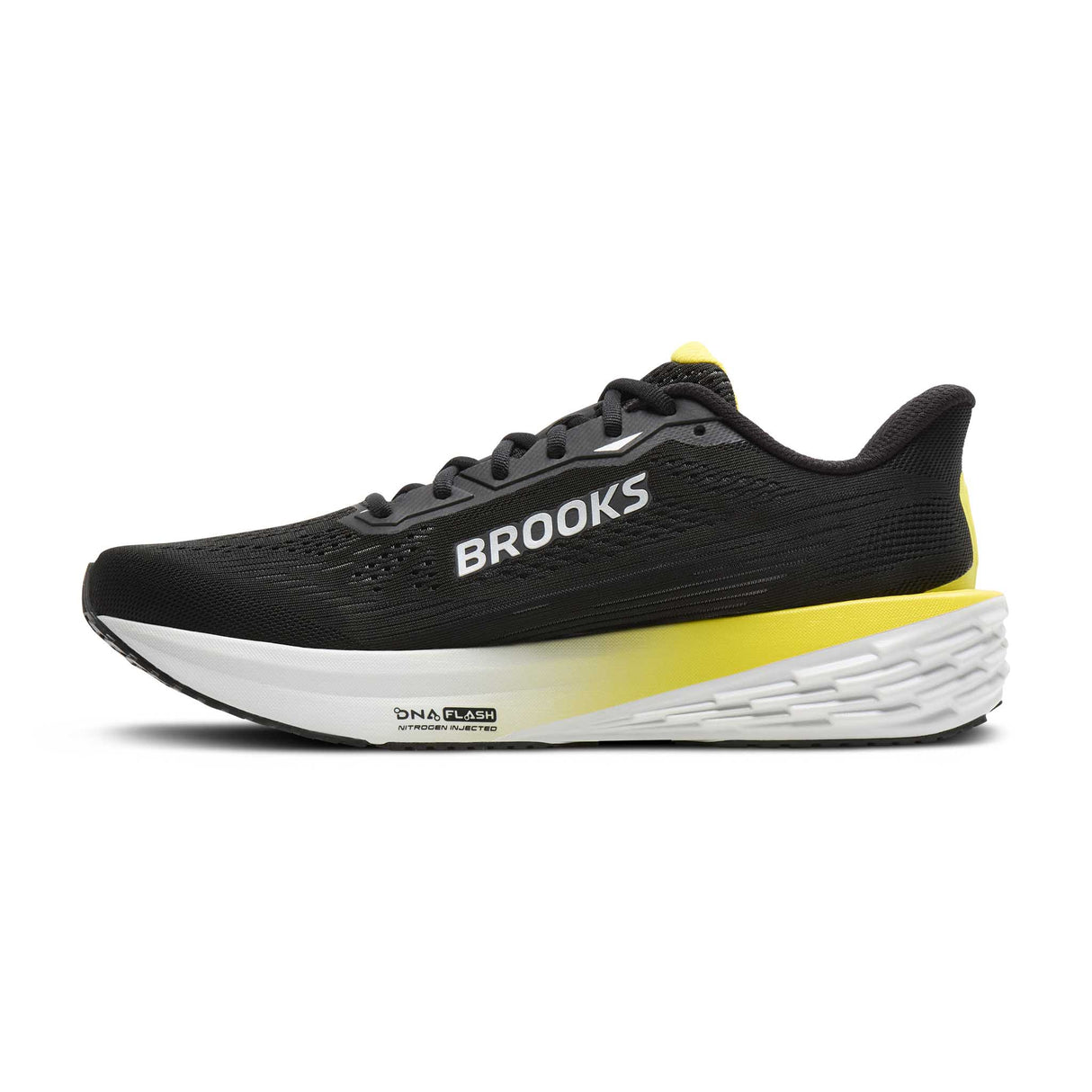 Brooks Launch 12 chaussures de course à pied homme - Black / Cyber Yellow / Oyster