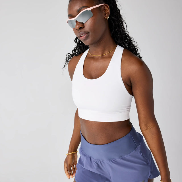 Brooks Luxe Pocket Bra soutien-gorge - Blanc