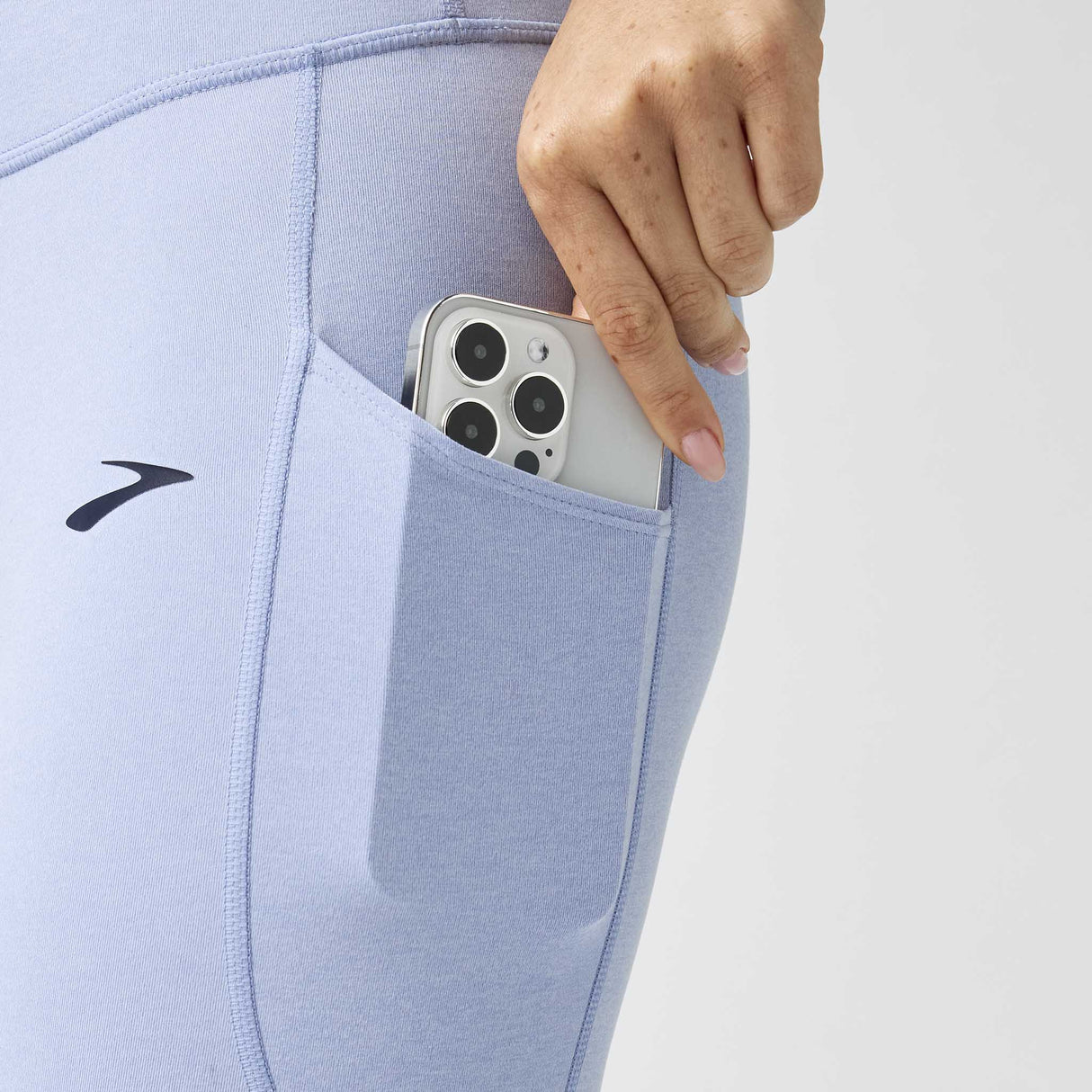 Brooks Luxe leggings de course à pied pour femme - Halogen Blue