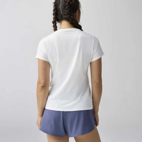 Brooks Luxe T-shirt de course à pied à manches courtes pour femme - Blanc