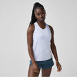 Brooks Luxe Tank camisole de course à pied pour femme - Heater Halogen Blue