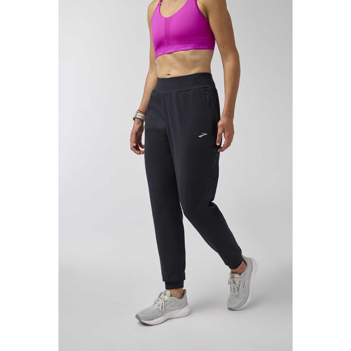 Brooks Momentum Thermal Jogger 2.0 pantalon de course à pied femme - Noir
