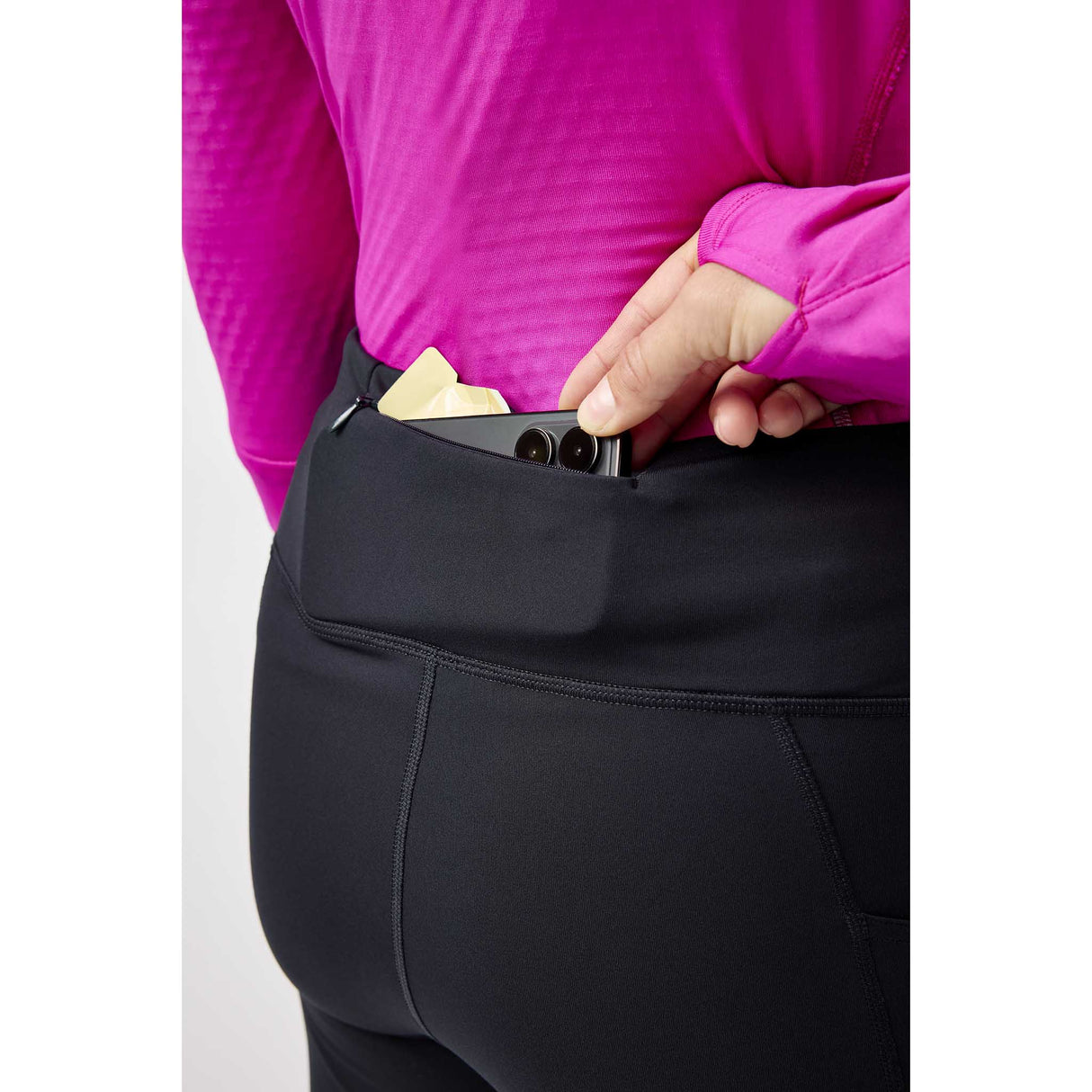 Brooks Momentum Thermal collant de course à pied 2.0 femme dos - Noir / Speed Logo