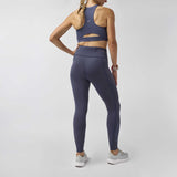 Brooks Momentum Thermal collant de course à pied 2.0 femme dos - Dk Nightshadow / Speed Logo