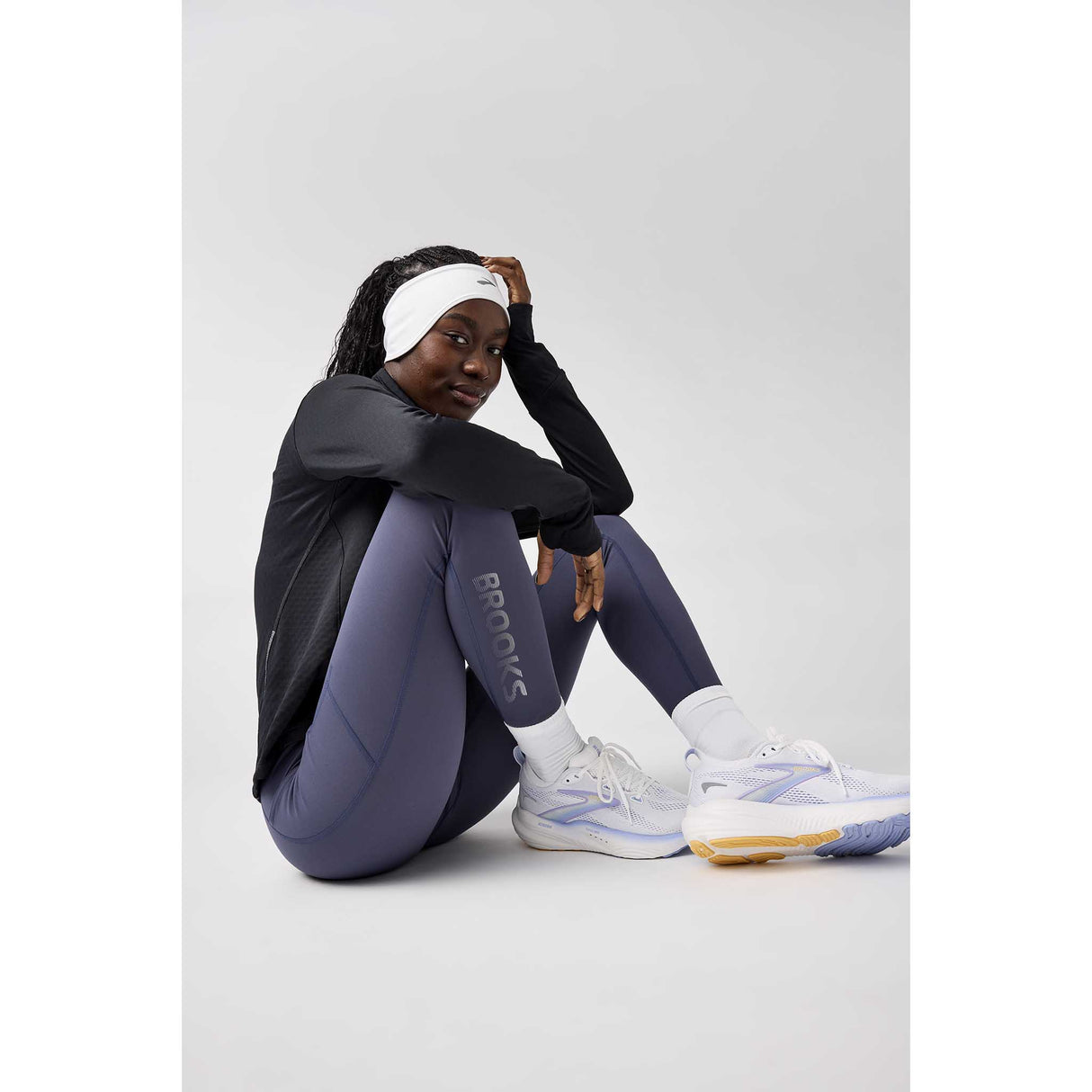 Brooks Momentum Thermal collant de course à pied 2.0 femme live - Dk Nightshadow / Speed Logo