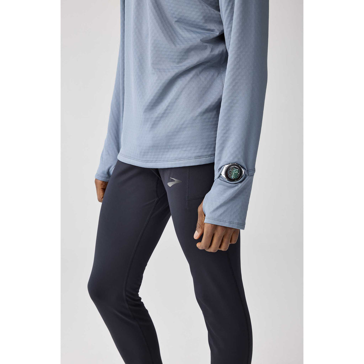 Brooks Notch Thermal Hoodie 3.0 chandail de course à pied homme manche - Storm