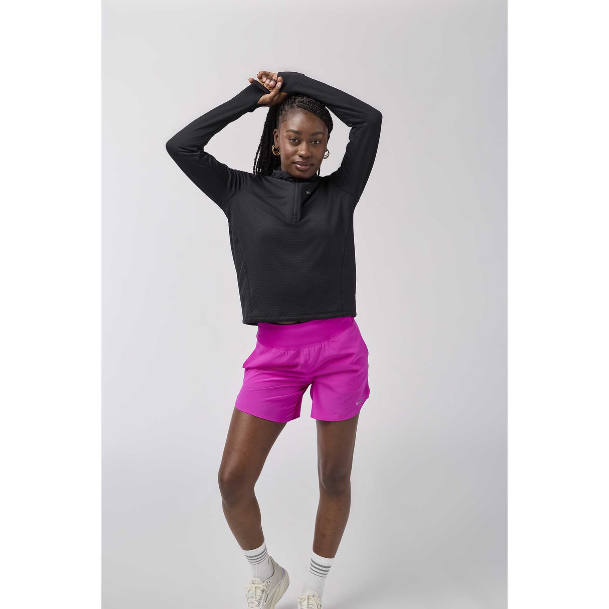 Brooks Notch Thermal Hoodie 3.0 chandail de course à pied femme - Noir