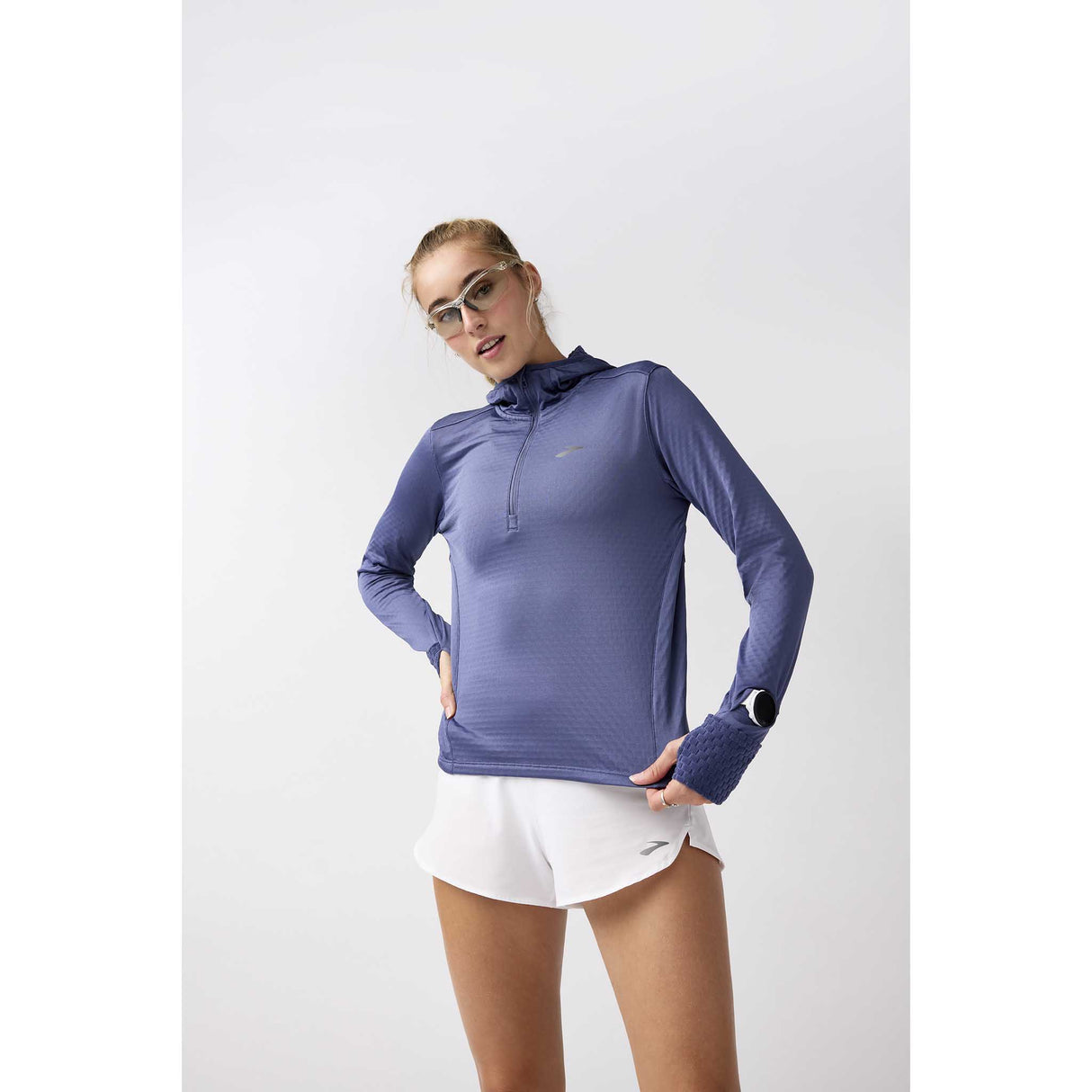 Brooks Notch Thermal Hoodie 3.0 chandail de course à pied femme - Nightshadow
