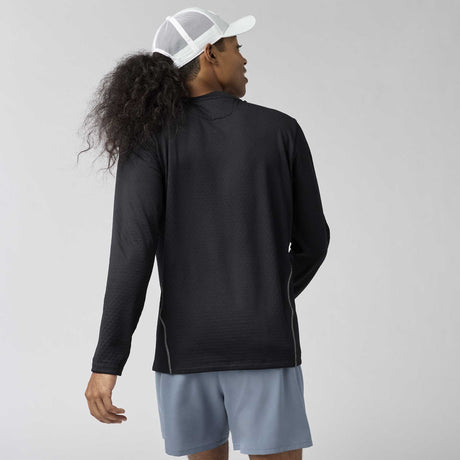 Brooks Notch Thermal 3.0 chandail de course à manches longues homme dos - Noir