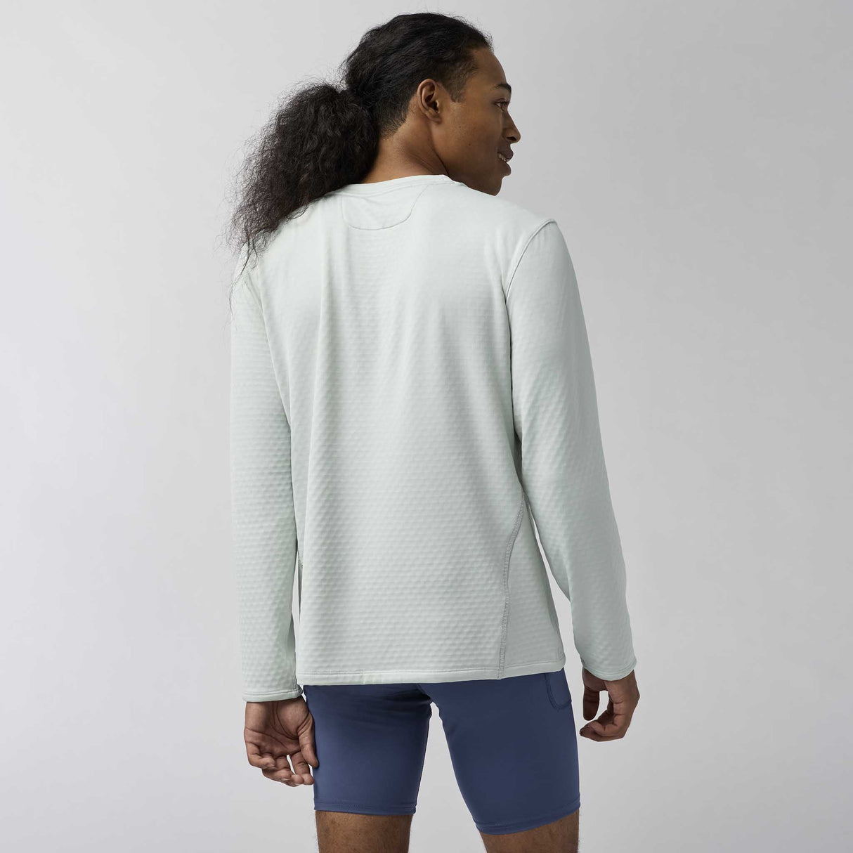 Brooks Notch Thermal 3.0 chandail de course à manches longues homme dos - Smoke