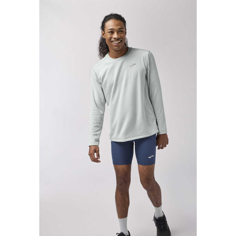 Brooks Notch Thermal 3.0 chandail de course à manches longues homme - Smoke