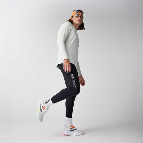 Brooks Notch Thermal 3.0 chandail de course à manches longues homme live - Smoke