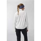 Brooks Notch Thermal 3.0 chandail de course à manches longues femme dos - Blanc