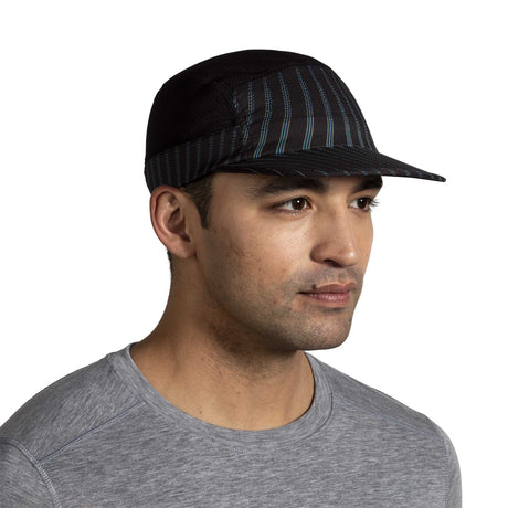 Casquette de course à pied Brooks Propel Mesh unisexe Surge Black - face