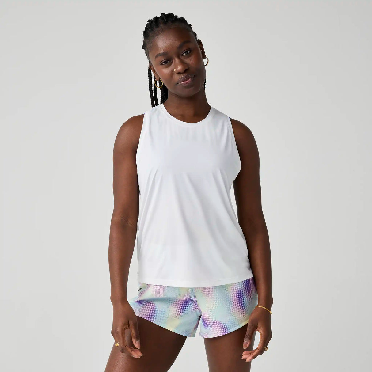 Brooks Dash camisole de course à pied pour femme - Blanc