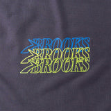 Brooks Distance t-shirt de course à pied à manches courtes 3.0 homme logo - Asphalt / BR Stack